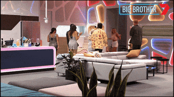 Excited Entrance GIF by Big Brother Australia