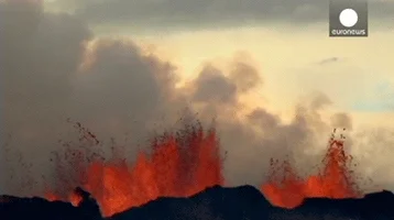volcano going off GIF