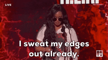 Sweat Sweating GIF by BET Awards