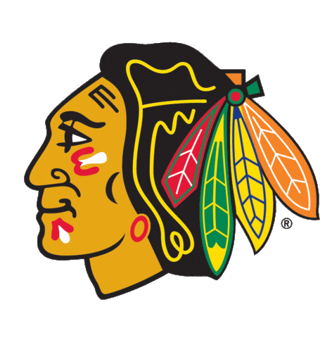 National Hockey League Logo Sticker by NHLBlackhawks for iOS ...