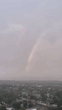 Double Rainbow Shines Over the Bronx