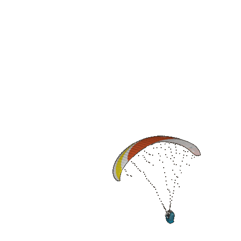 Fly Paragliding Sticker by SUPAIR