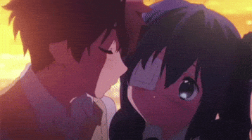 Kiss Anime Love GIF