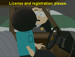 driving south park GIF