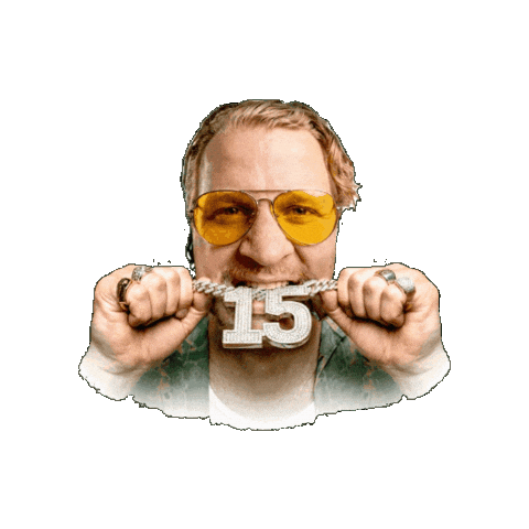 15Years Sticker by KampingKitschclub