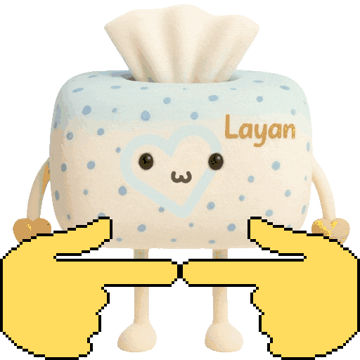 Thanks Help Sticker by Layan Essence Tissue