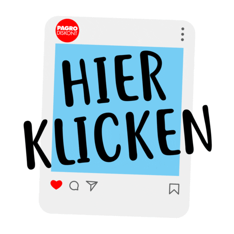 Iphone Click Here Sticker by PAGRO DISKONT