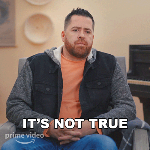 Its A Lie GIF by Amazon Prime Video