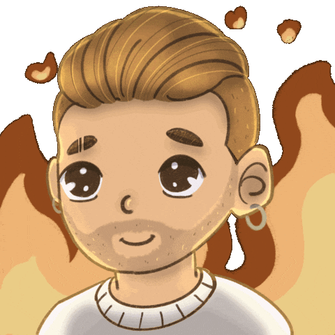 On Fire Man GIF