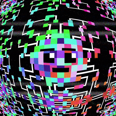 Pixel Face GIF