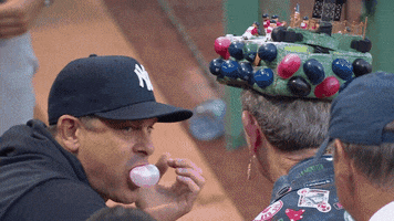 New York Yankees Laughing GIF by YES Network