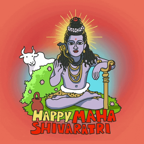Maha Shivratri Festival GIF by GIPHY Studios 2021