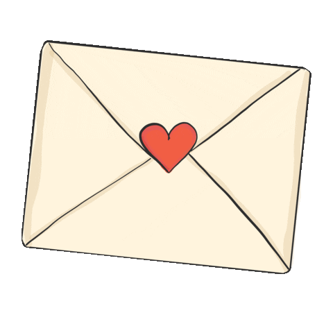 Heart Send Sticker by Violet Clair