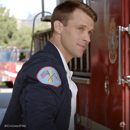sup head nod GIF by Chicago Fire