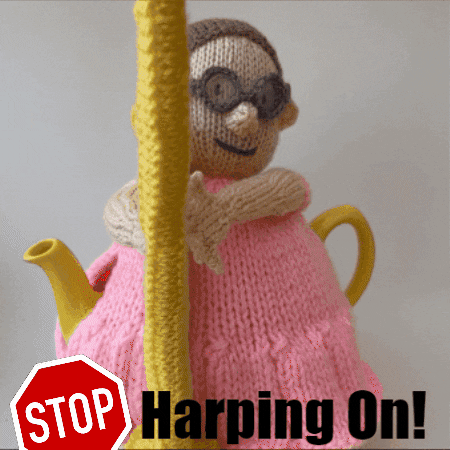 Stop Talking On And On GIF by TeaCosyFolk
