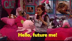 ariana grande hunts GIF