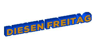 Diesen Freitag Sticker by Discotron3000