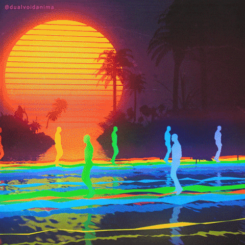 Rainbow Love GIF by dualvoidanima