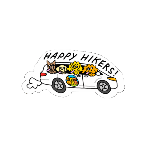 Happytrailshikingla Sticker
