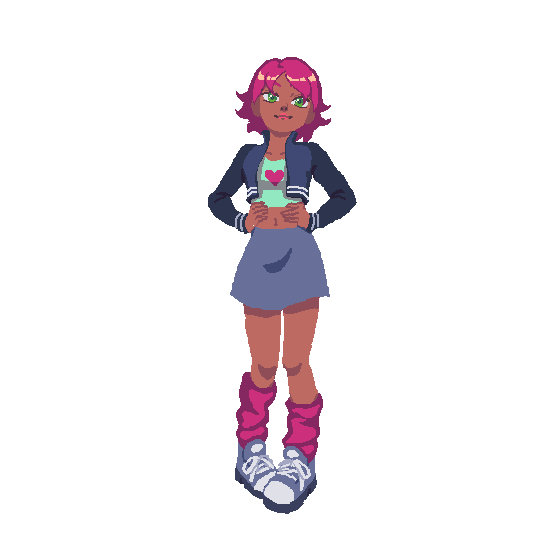 Girl Vibing Sticker