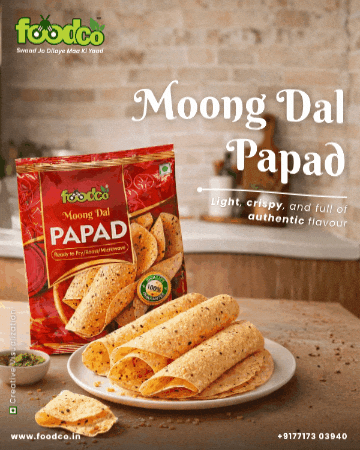 Moongdalpapad Bestpapad Indianfood Foodco Crispypapad Buyonline GIF