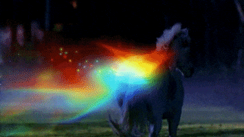 rainbow unicorn GIF