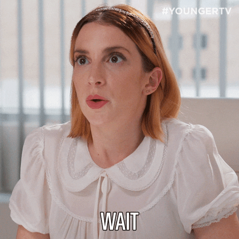 Tv Land Wait GIF by YoungerTV