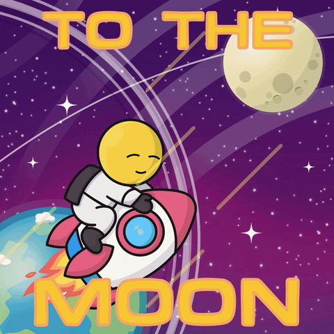 Happy To The Moon GIF by Space Riders