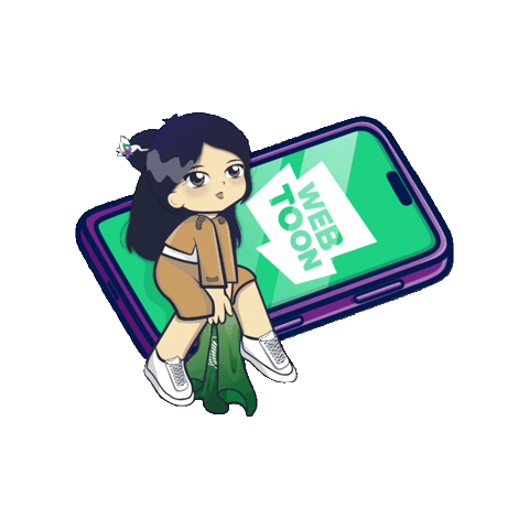 Chibi Webtoon Sticker