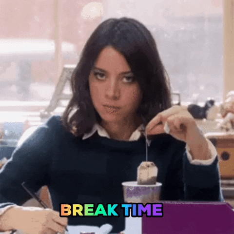 Break Time Work GIF by Vadoo TV - Find & Share on GIPHY