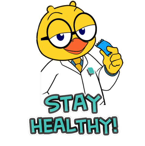 Condom Stay Healthy Sticker by Dr Hen Says