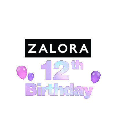 Zalorabirthday Sticker by ZALORA