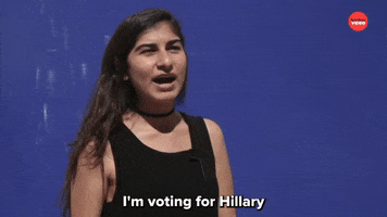 Voting Hillary Clinton GIF by BuzzFeed
