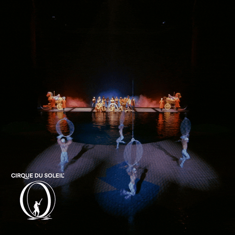 Water Show Art GIF by Cirque du Soleil