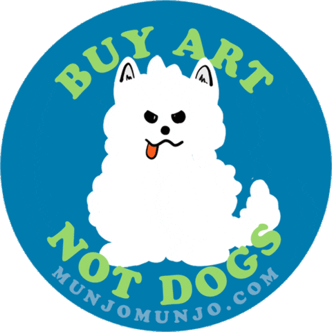 Angry Art Sticker by Munjo Munjo