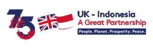 75Ukri Sticker by UKinIndonesia