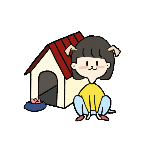 Dog House Sticker