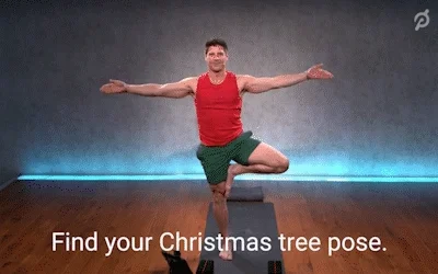 Holiday Yoga GIF