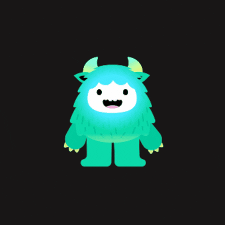 Mascot Yeti GIF by Yazio