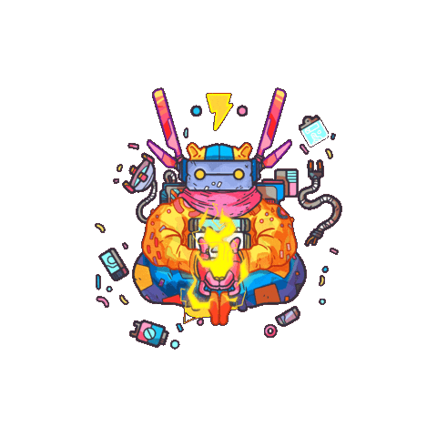 Hamster Nom Sticker by POLARIS Convention