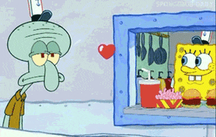 I Love You Hearts GIF by SpongeBob SquarePants