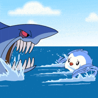 Scared Oh No GIF by Pudgy Penguins