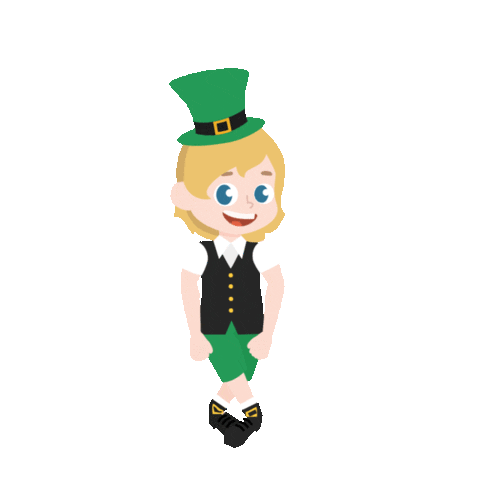 St Patricks Day Dancing Sticker by Shonduras
