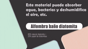 Alfombra De Baño Secado Rápido GIF