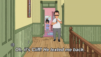 Texting Clifford GIF by Bob's Burgers