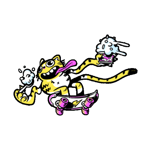 Trash Ice Cream Sticker