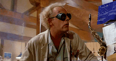 back to the future i made a thing GIF