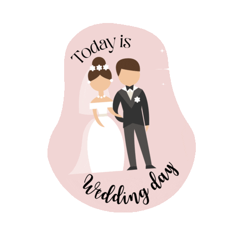 In Love Wedding Sticker by Bloom Events