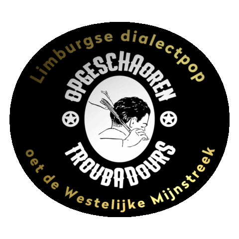 Opgeschaoren Troubadours Sticker