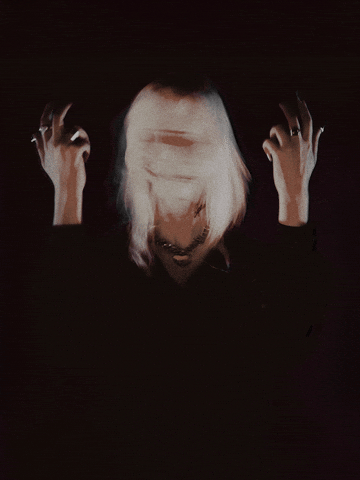 Girl Glitch GIF